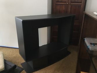 Large Black TV Stand
