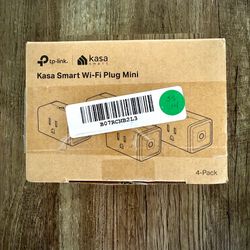 TP-Link Kasa Smart Wi-Fi Plug Mini HS103P4 Open Box 3-Pack Alexa Google