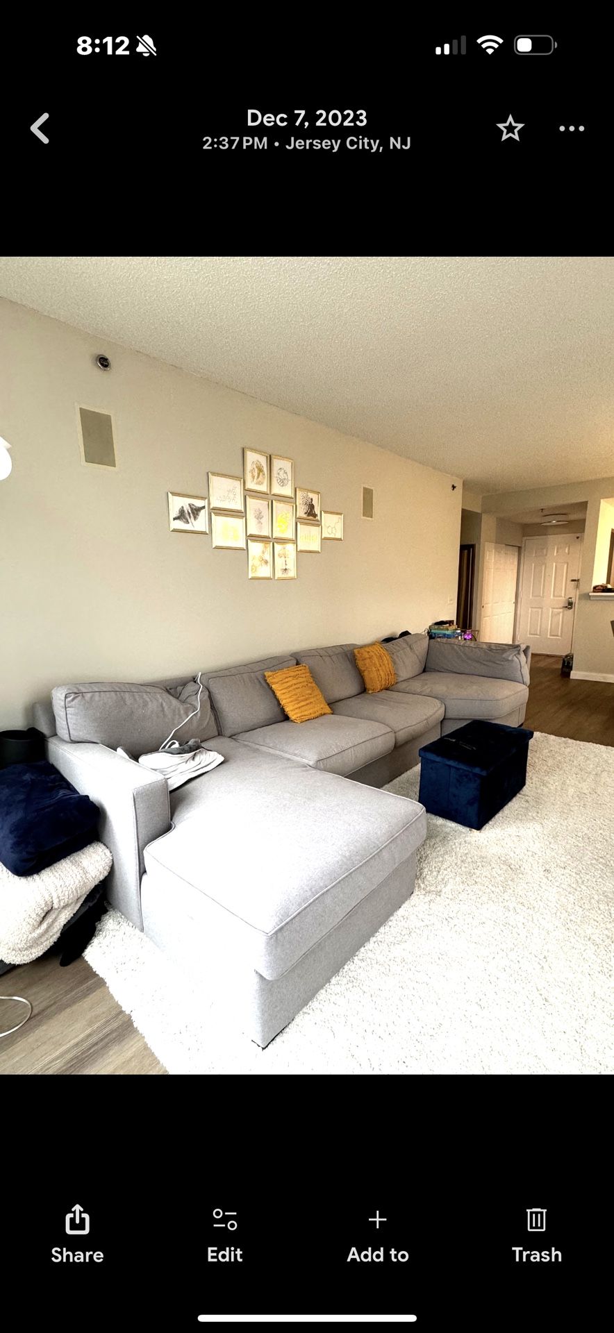 Beautiful Macy’s RADLEY 3 Piece Sectional