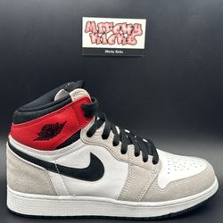 Jordan 1 Retro High Light Smoke Grey (GS) Sz. 6Y