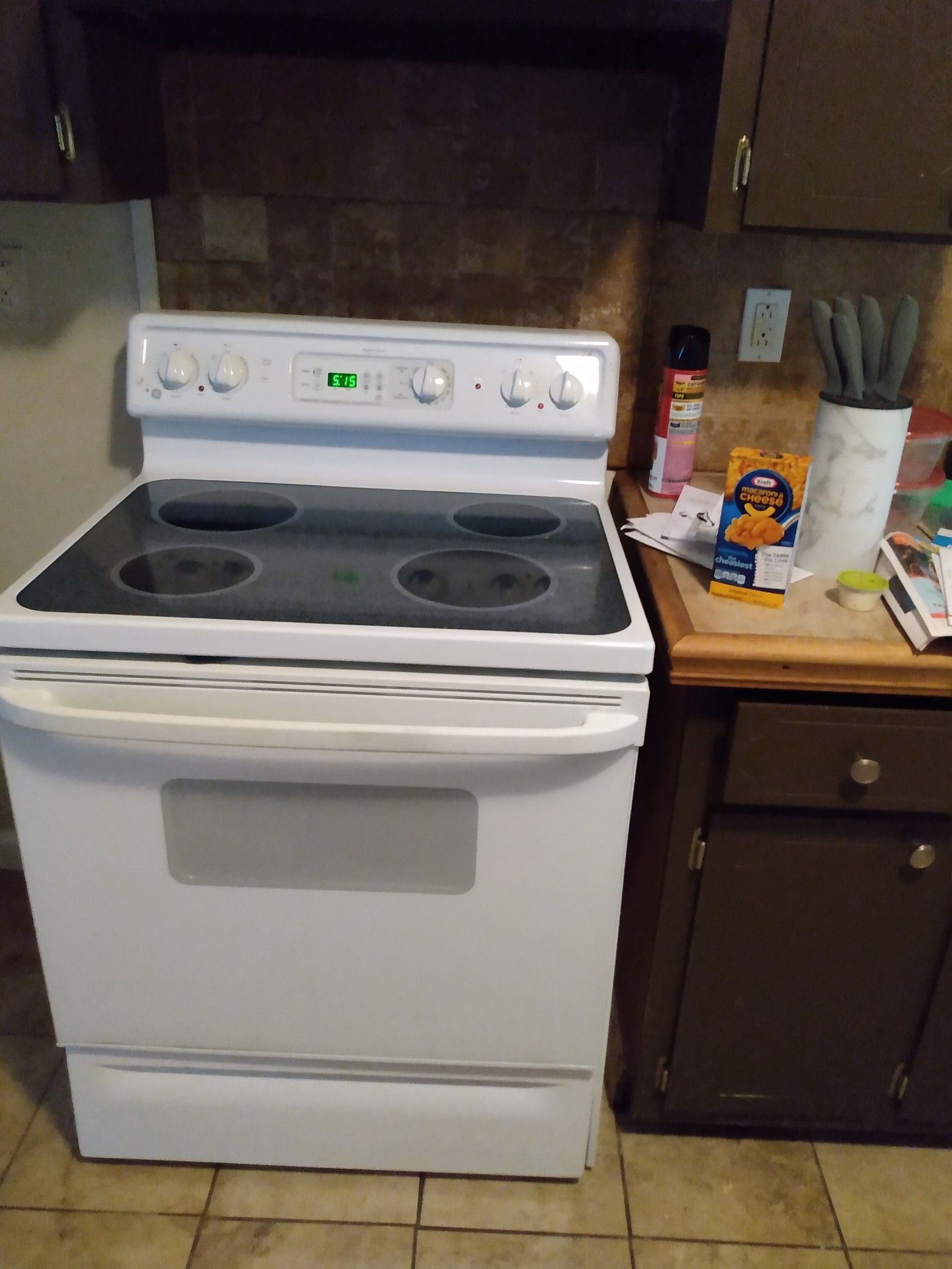 Self cleaning stove and refrigerator
