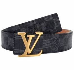 Louis Vuitton Damier Graphite Belt