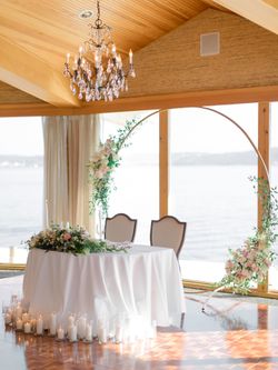 Hurricane Glass Vases with White Pillar Candles (3 sets of 24 in Three Sizes, 72 total)