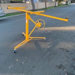 Yellow Drywall Lift Panel 11 ft. Lift Drywall Panel Hoist Jack Lifter