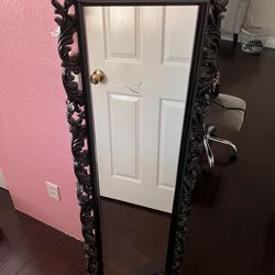 Black full body mirror