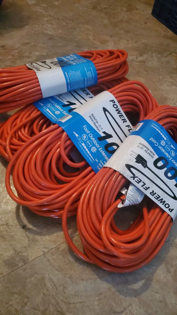 100ft extension cord $35 each