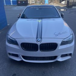 2013 BMW 550i X drive M Sport. White. 