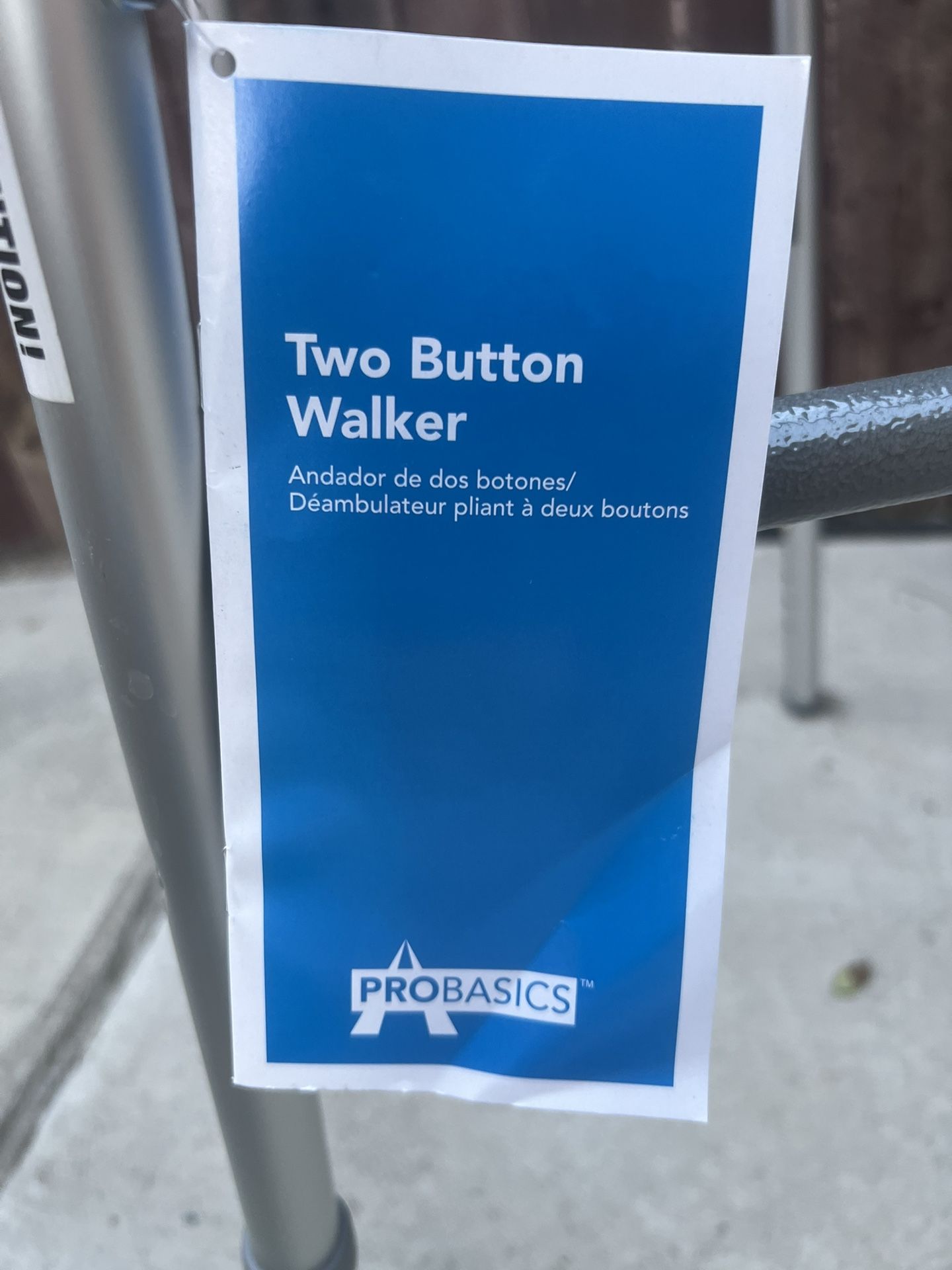 ProBasics Two Button Folding Walker