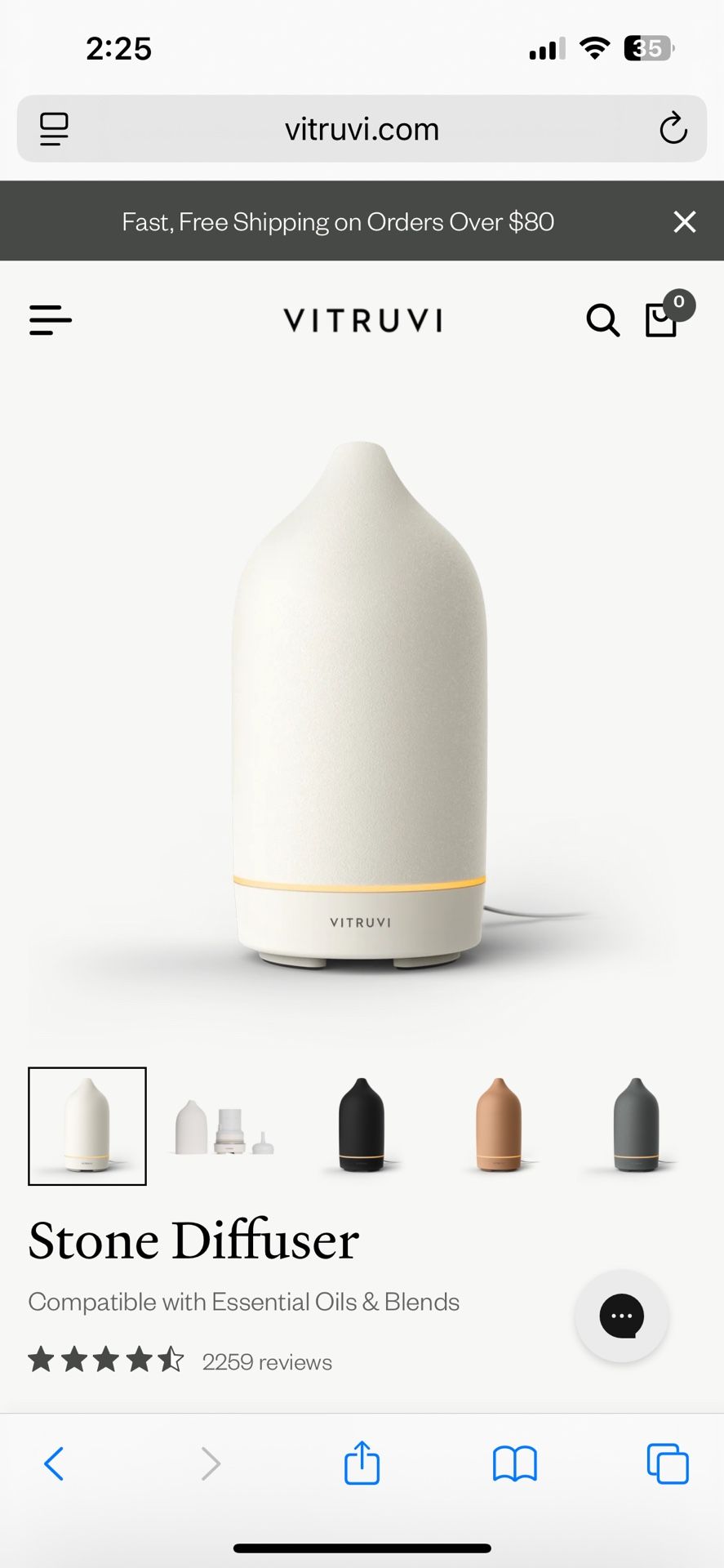 Vitruvi Oil Diffuser