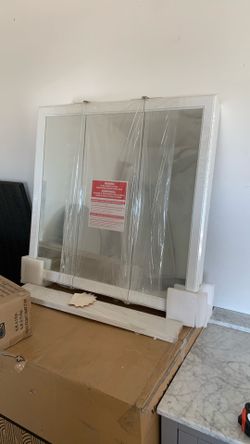 30 in Recessed White Medicine Cabinet w/ Tri-View Mirror
