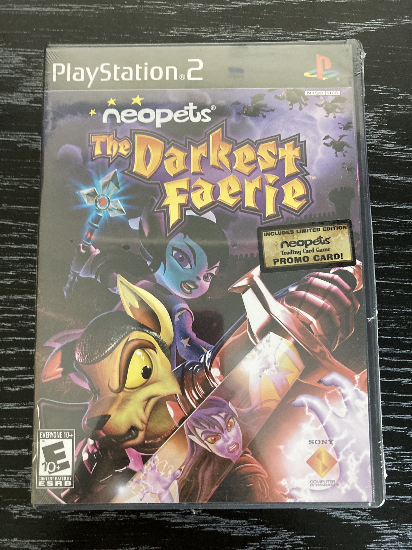 Neopets: The Darkest Faerie (PlayStation 2) PS2 Factory Sealed W/ Promo Card