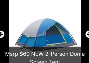 New 2 Person Tent