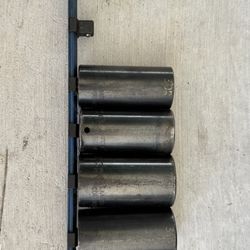 Matco Tools 4-piece 1/2” Deep Impact Socket Set CDP30M6C/CDP32M6B/ CDP34M6A/CDP35M6B - (30/32/34/36 MM)