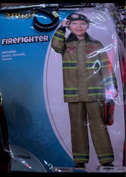 Spirit Halloween firefighter costume 3T-4T