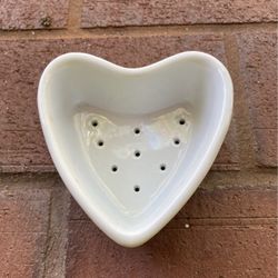 Apilco French Porcelain Heart With Holes
