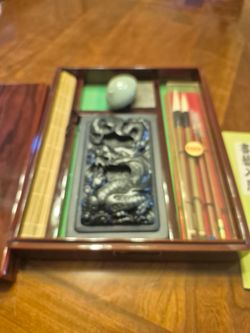 Rare authentic calligraphy set