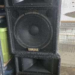 Huge Yamaha Subwoofers Heavy 