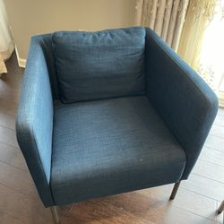 EKERÖ Armchair, Skiftebo dark gray 