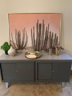 Mid Century Steel Office Credenza