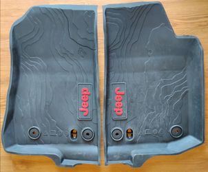 Mopar 2014-18 Jeep Wrangler All-weather Rubber Floor Mats