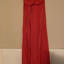 Maxi Dresses Long Size Medium Coral And Turquoise