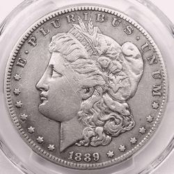 1889-CC Morgan Silver Dollar $1 Carson City Coin