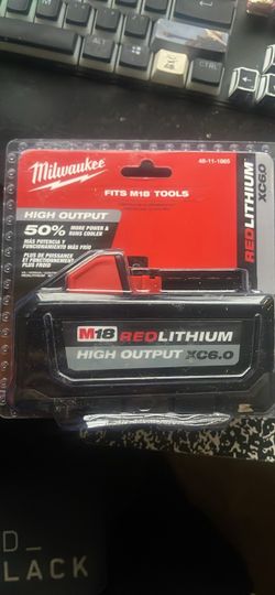 Milwaukee M18 RedLithium High Output XC6.0 Battery