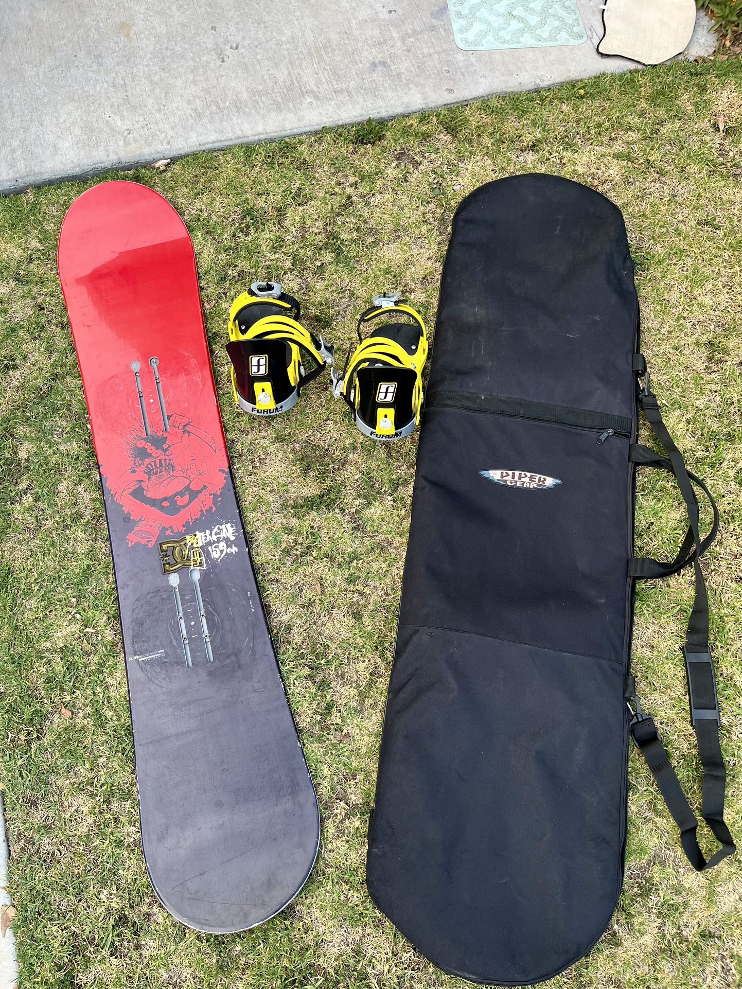 Vintage Forum (peter Line) Fear & Loathing In Las Vegas Snowboard 159cm.