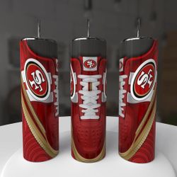 San Francisco 49ers Football Tumbler