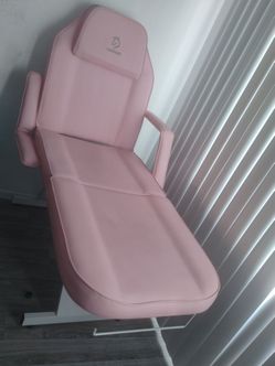 Luxmars Pink Esthetician Facial Bed Chair