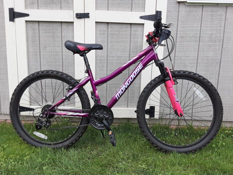 24" Girls Bike Purple/ Pink MONGOOSE 