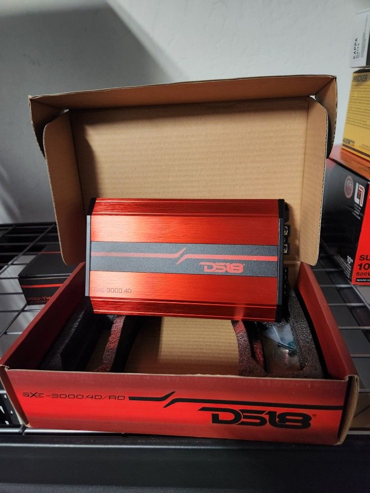 New!! DS18 SXE 3000w 4ch Amplifier