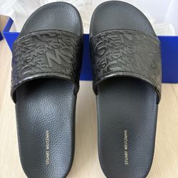 Stuart Weitzman Black Flip Flops (W)