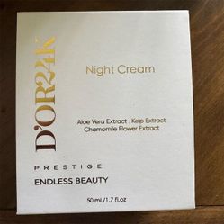 D'OR24K Prestige Night Cream 24k Gold Infused Face Moisturizer