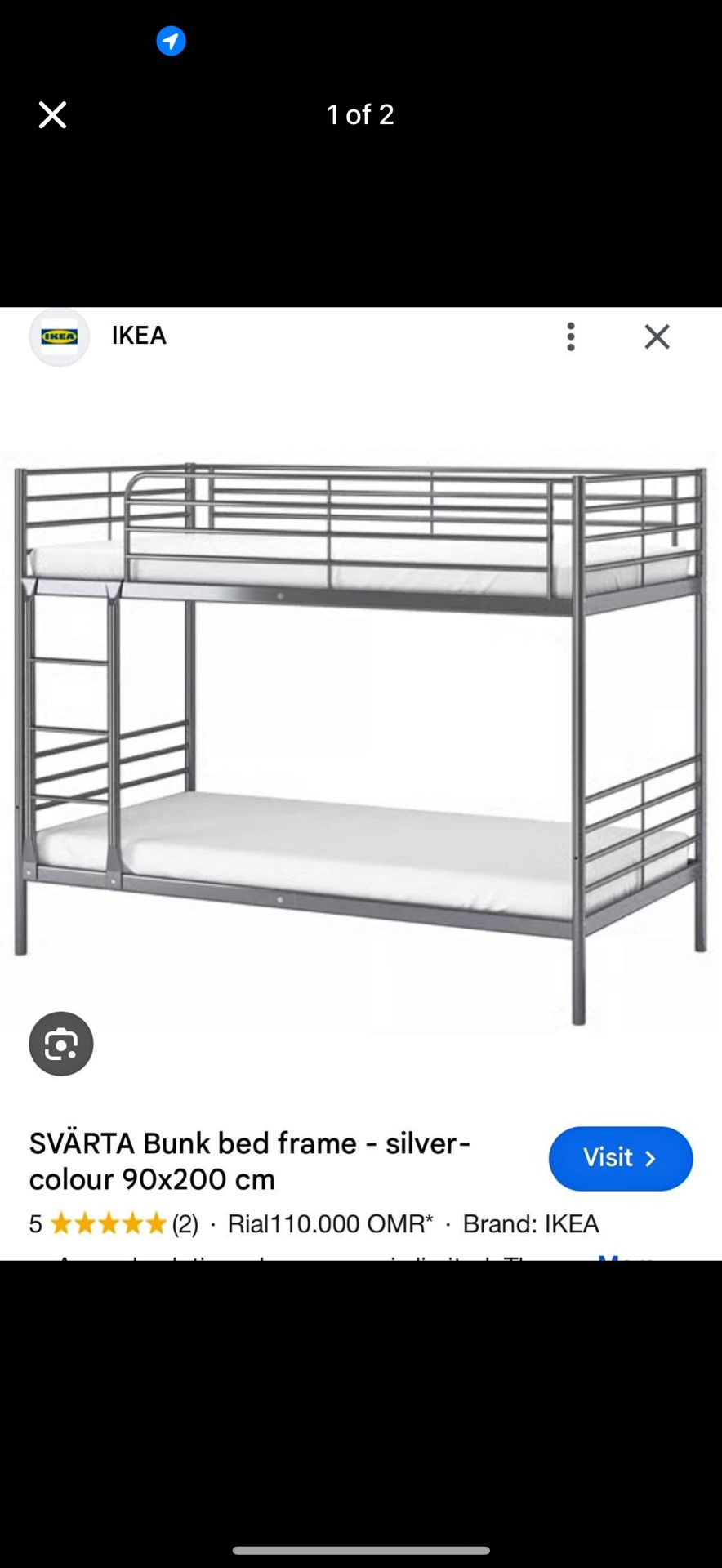 IKEA Bunk Bed /2twin Mattress
