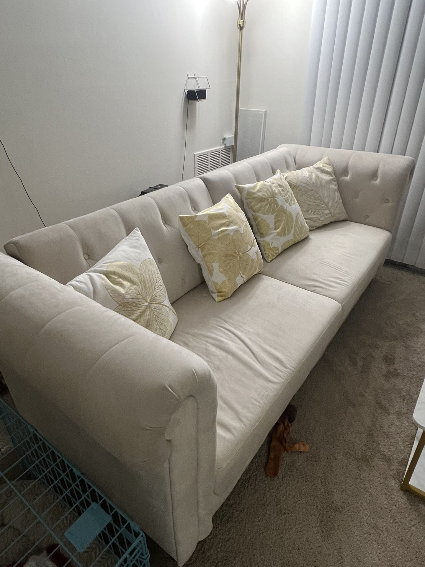 Beige couch