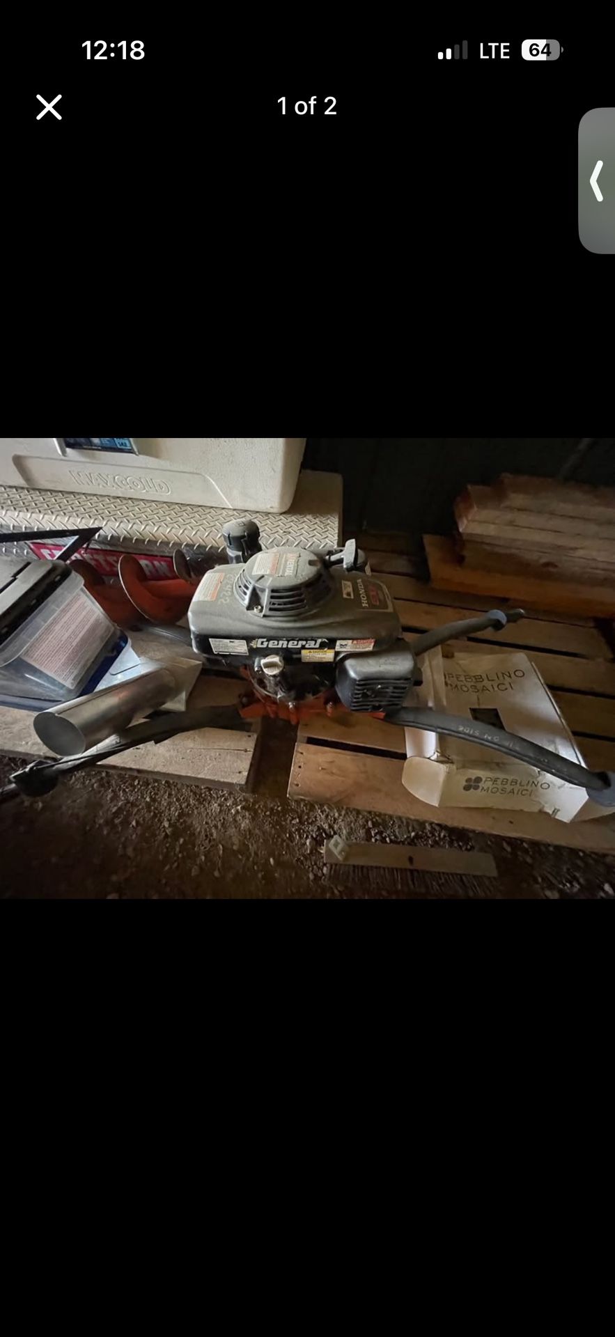 General Honda Two Man Hole Digger Auger