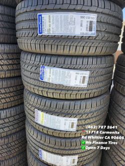 245/40R18 Goodyear Eagle Sport All Season Set of Tires Installed and Balanced Set de Llantas Nuevas Instaladas y Balanceadas