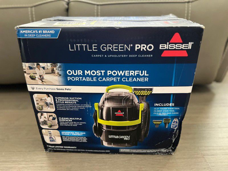BISSELL Little Green Pro Portable Carpet Cleaner,