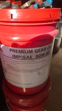2 - 5 Gallon Buckets Premium 80-90 Weight Gear Oil