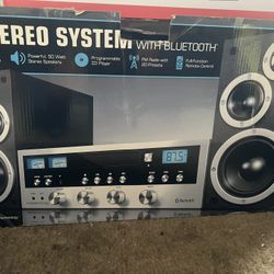 Cd Stereo System With Bluetooth