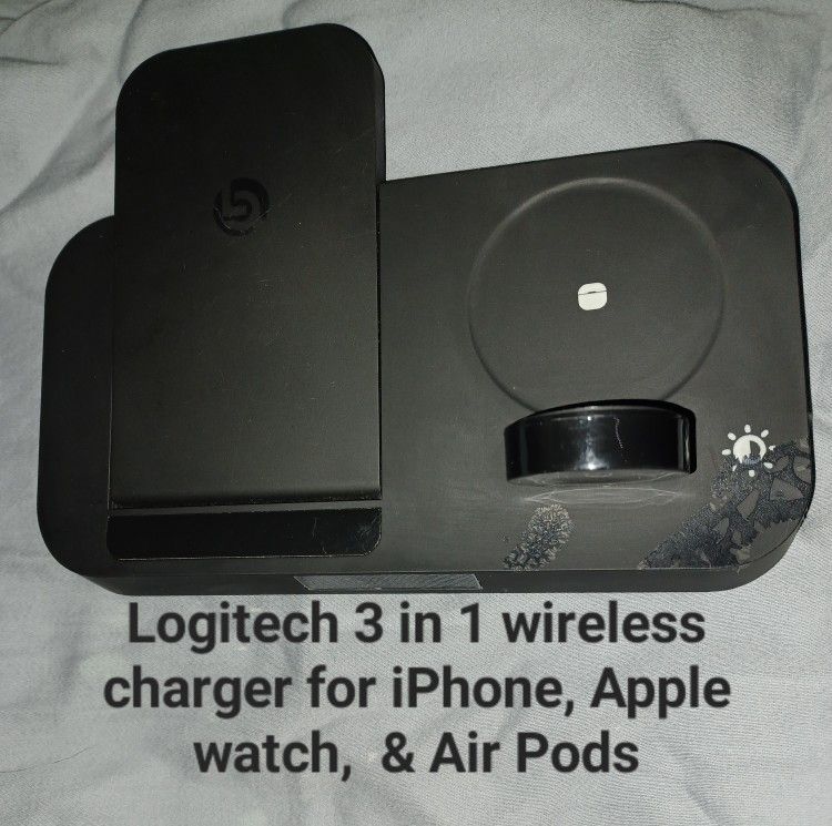 Logitech 3 In 1 Wireless Apple Charger