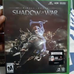 Middle Earth ,Shadow Of War ,xbox One, Brand New
