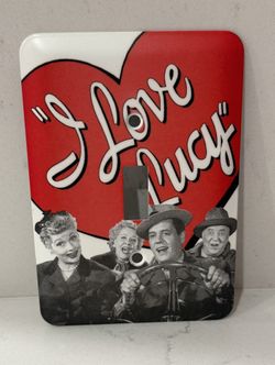 I Love Lucy Metal Light Switch Cover