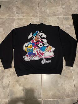 VTG 90s Mickey Mouse Unlimited Jerry Leigh Hip Hop Donald Goofy Sweatshirt M/L
