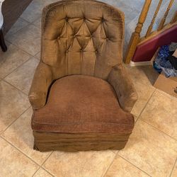 Swivel Rocking Chairs-matching pair