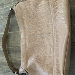 Coach Sarah Tan Pebbled Leather Tote Hobo Shoulder Handbag Purse