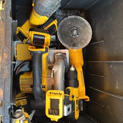 Dewalt Power Tools With Boxes