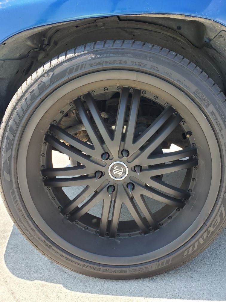 24" wheels rims & tires