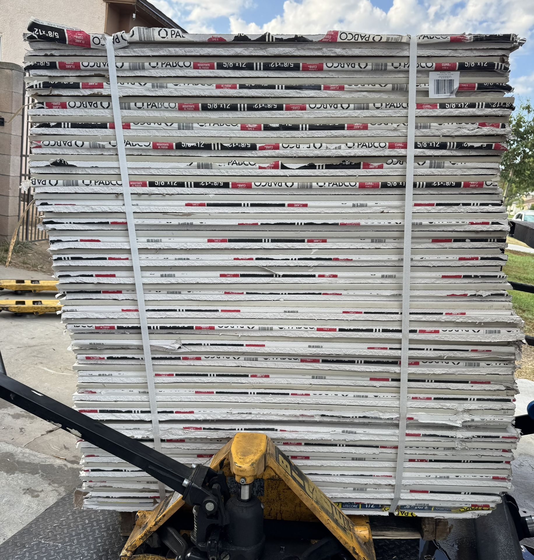 PABCO Gypsum 5/8-in FLAME CURB Fire Resistant Type X Drywall Panel